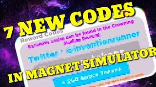 ALL 7 NEW MAGNET SIMULATOR CODES - Space Update 17 Event Codes  Roblox