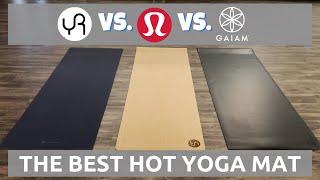 The Best Hot Yoga Mat. Is it the YR Cork Gaiam or the Lululemon?