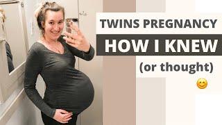 WHY I THOUGHT I WAS HAVING TWINS BEFORE MY FIRST ULTRASOUND  TWIN MOM  TWIN PREGNANCY SIGNS