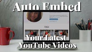 Automatically Embed Latest Videos from YouTube with JavaScript