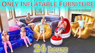 Only Inflatable Furniture for 24 Hours