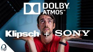 $800 COMPLETE DOLBY ATMOS SETUP?  KlipschTheater Pack  R-41M  Sony STR-DH790