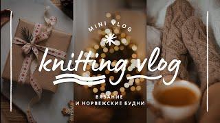 vlog 124  мое уютное новогоднее вязание ️ новый процесс  шикарный подарок от Тайного Санты