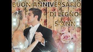 Buon Anniversario NOZZE DI LEGNO 5 ANNI