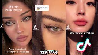 beauty hacks tik tok compilation makeup tipslipsskincareeyeliner tutorialmakeup hacks