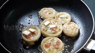 Onion Egg RingsStuffed OnionRings RecipeBreakfast fast foodQuick& easysarapanpagimultiplewarnas