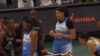 Last minute of Chicago Sky vs Seattle Storm