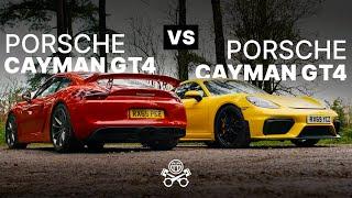 Porsche 981 Cayman GT4 vs. Porsche 718 Cayman GT4  PistonHeads