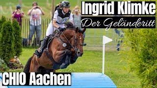 Ingrid Klimke - Der Geländeritt   Trotz Fehler im Springen siegt sie   CHIO Aachen 2019