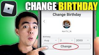 How to Change Your BIRTHDAY If 𝗨𝗻𝗱𝗲𝗿 𝟭𝟯 on Roblox 2024