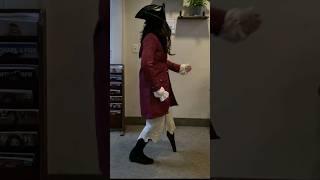 Unbelievable Peg Leg Pirate Wows At The Gym
