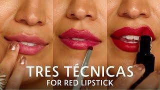 Sephora Gente How to Apply Red Lipstick 3 Techniques for Beginners  Sephora
