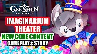 How To Play Imaginarium Theater Event Guide  Full Gameplay & Story Walkthrough  Genshin Impact 4.7