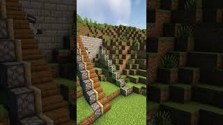 Minecraft Easy Automatic Stairs↗️ #shorts