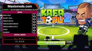 Head Ball 2 & Kafa Topu 2 MEGA MOD MENU Gameplay Freeze Player & Speed & Rocket Goal Free Mod Apk