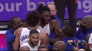 LeBron James PUNCHES STEWART KNOCKS HIM OUT COLD Gets EJECTED Fight With Pistons Isaiah Stewart