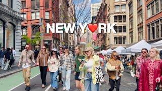 4KNYC Spring WalkCar-Free Earth Day in New York City  Union Square to NoMad  April 2024