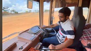 What It Feels Driving A Tata bus ??  Tata 182269  Veera V8 AC Sleeper  Ashoka Travels