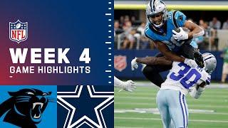 Panthers vs. Cowboys Week 4 Highlights  NFL 2021