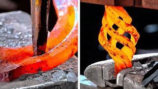 Blacksmith Created Art By Forging Metal  Amazing Metal Crafts