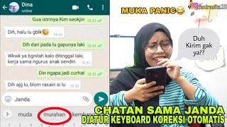 CHATAN SAMA JANDA DIATUR KEYBOARD KOREKSI OTOMATIS