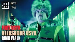 Oleksandr Usyks INCREDIBLE Ring Walk For Tyson Fury Undisputed Clash