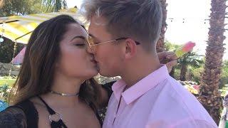 Tessa Brooks & Jake Paul  kiss 