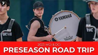 Full Battery Warm-up with Dartmouth HS Percussion  2023 WGI & DCI Preseason Road Trip