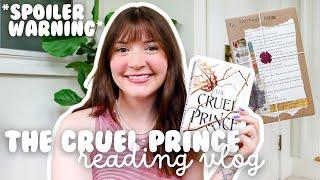 *spoilers* read the cruel prince with me ️ blind date with a book reading vlog