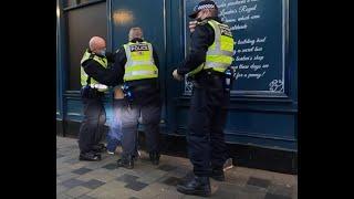 Man Misses Bus Man Chases Bus Man Attacks Bus Man Is Arrested by BTP - Renfield Street Glasgow