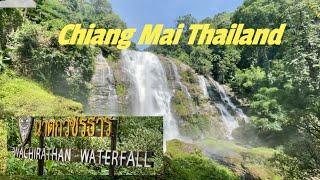 CHIANG MAI THAILAND WACHIRATHAN WATERFALL  TRAVEL TOUR