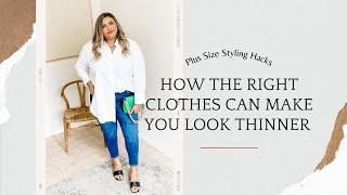 How To Look Thinner  Dressing For Your Body  Plus Size Styling  Plus Size Hacks