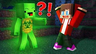 Radioactive Mikey Glows in the Dark and Scares JJ - Maizen Parody Video in Minecraft