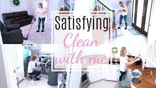 SATISFYING CLEAN WITH ME  CLEANING MOTIVATION  Amanda Sandefur