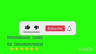 Green Scree Subscribe Button Downloadsl effect