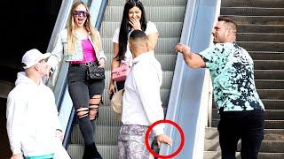 TOUCHING HANDS ON THE ESCALATOR PRANK 20