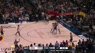 Jamal Murray misses the 3-pointer to tie the game at the buzzer as Heat even the series 1-1