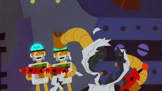 Samurai Jack Ultra-robots Slaughter and Destroy Innocent Robot City