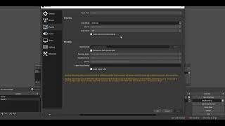 how to set path in obs studio in specific folder obs studio settings