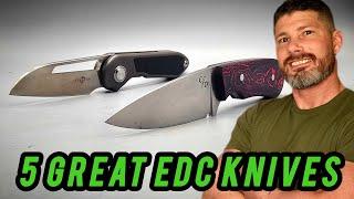 5 Really Good Knives For EDC Cutting Tasks