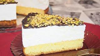 Торт-суфле «Птичье молоко» на желатине