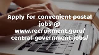 Post Office Recruitment 2017