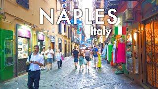 Walking in NAPLES ITALY  - Italys Craziest City 4K