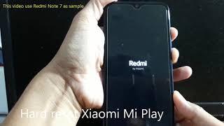 Hard reset Xiaomi Mi Play