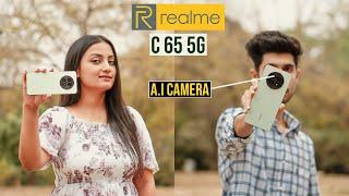 REALME C65 5G CAMERA MOBILE IN BUDGET  50MP A.I CAMERA  CAMERA FEATURES