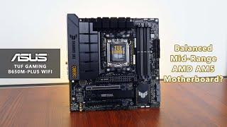 ASUS TUF GAMING B650M-PLUS WIFI - mATX AM5 Motherboard for Gamers on a Budget