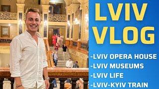 Lviv Vlog 4 - Places to Visit in Lviv  Lviv Concept Places Sleeper Train Lviv Opera House 