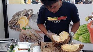 Cara Memotong buah Durian dengan cepat  Belah Durian Monthong