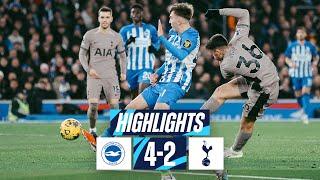 BRIGHTON 4-2 TOTTENHAM HOTSPUR  PREMIER LEAGUE HIGHLIGHTS