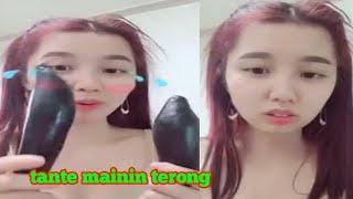 BIGO LIVE TANTE SEXY MAIN TERONG  TERONG DI CABEIN  Sensasi Bigo